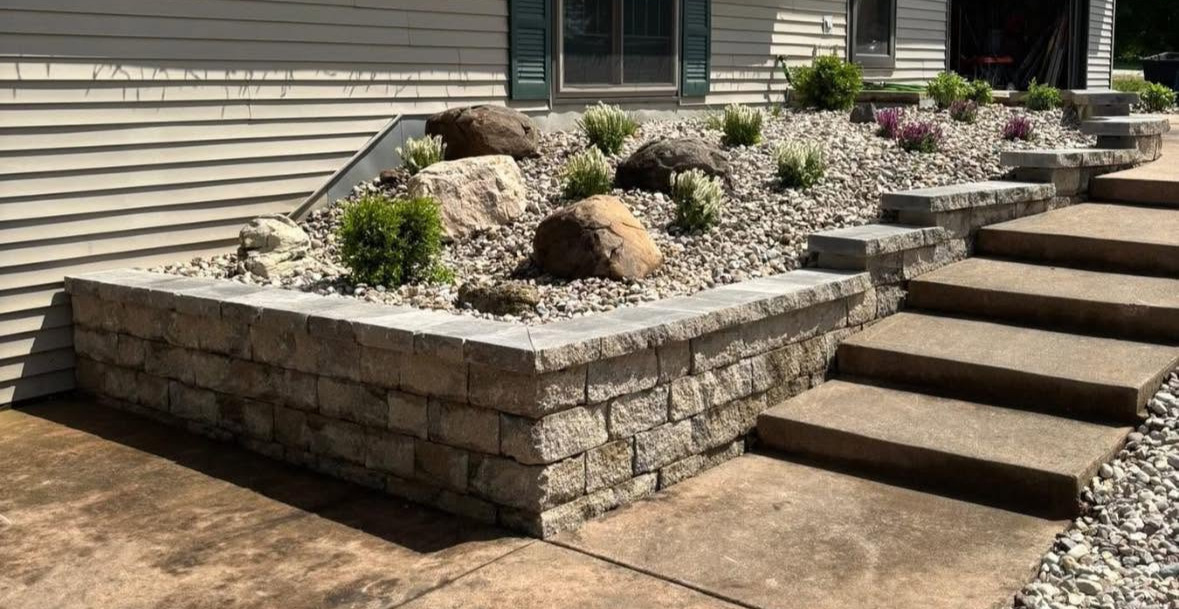 Custom landscape and planting design in Sheboygan Falls WI